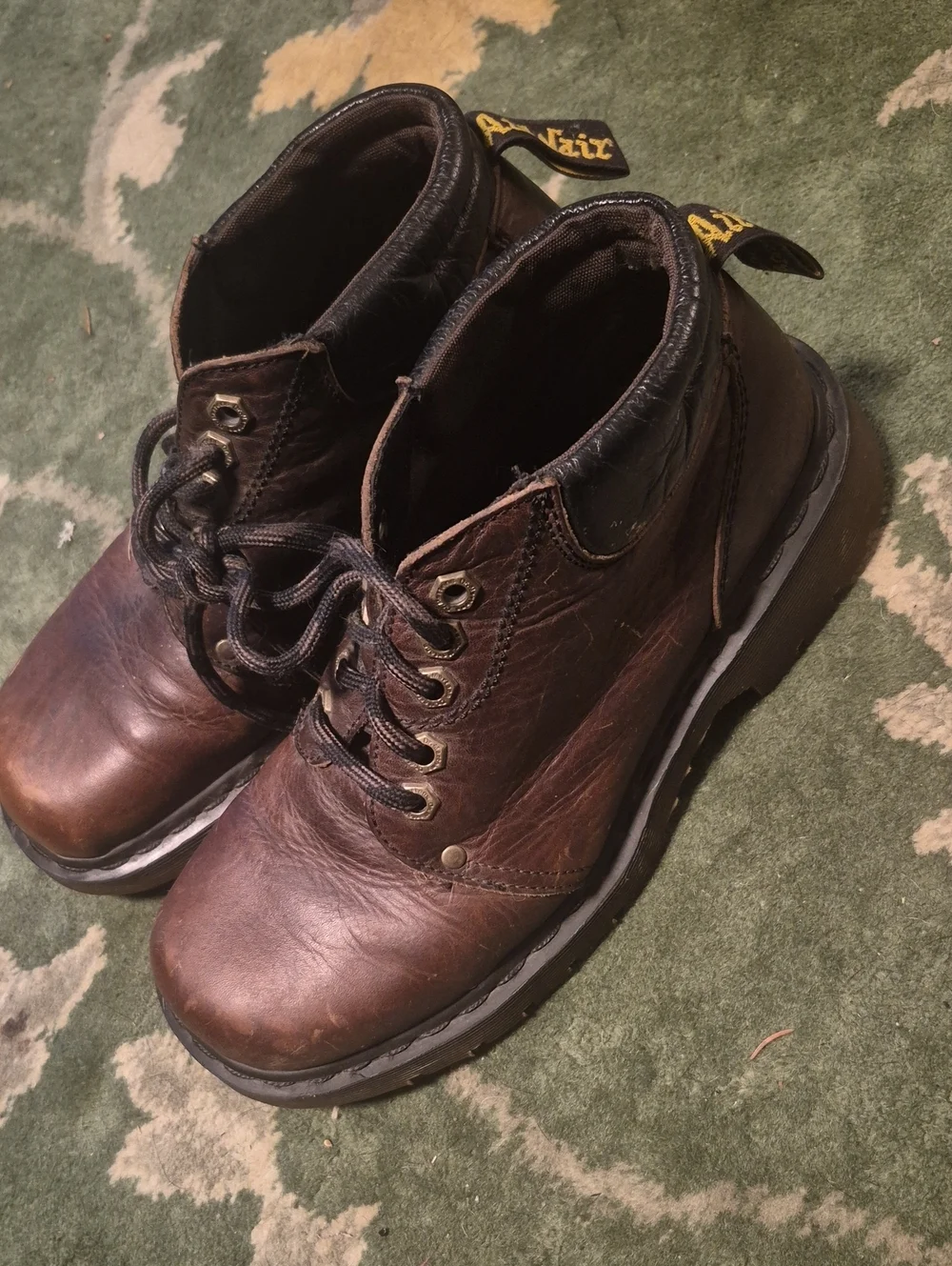 Dr. Martens Brown Leather Lace-Up Men’s Boots
